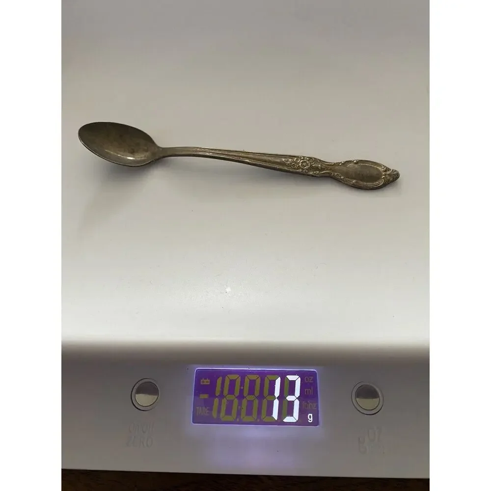 Vintage Wm Rogers & Son Silverplate Valley Rose 5